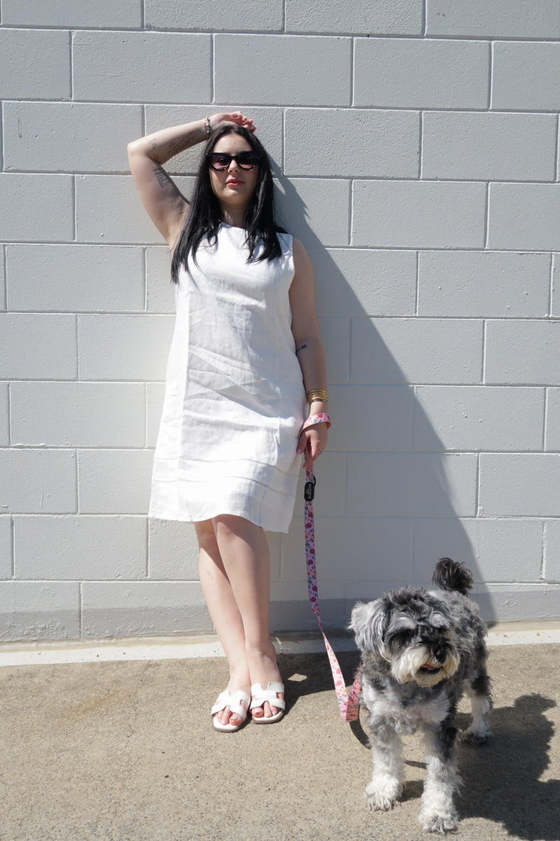 Catalina Dress White