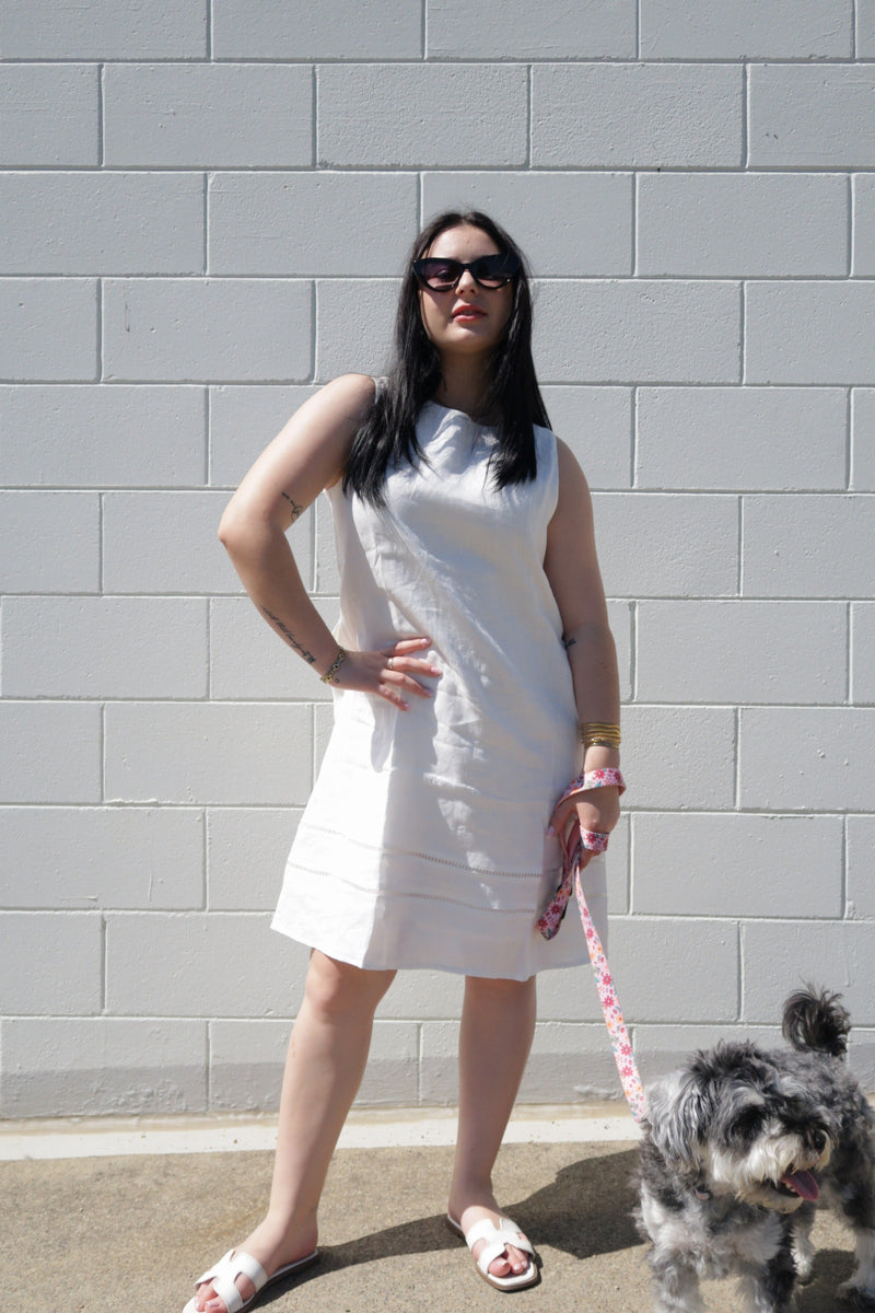 Catalina Dress White