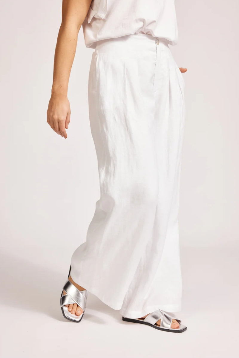 Miramar Palazzo Pant White