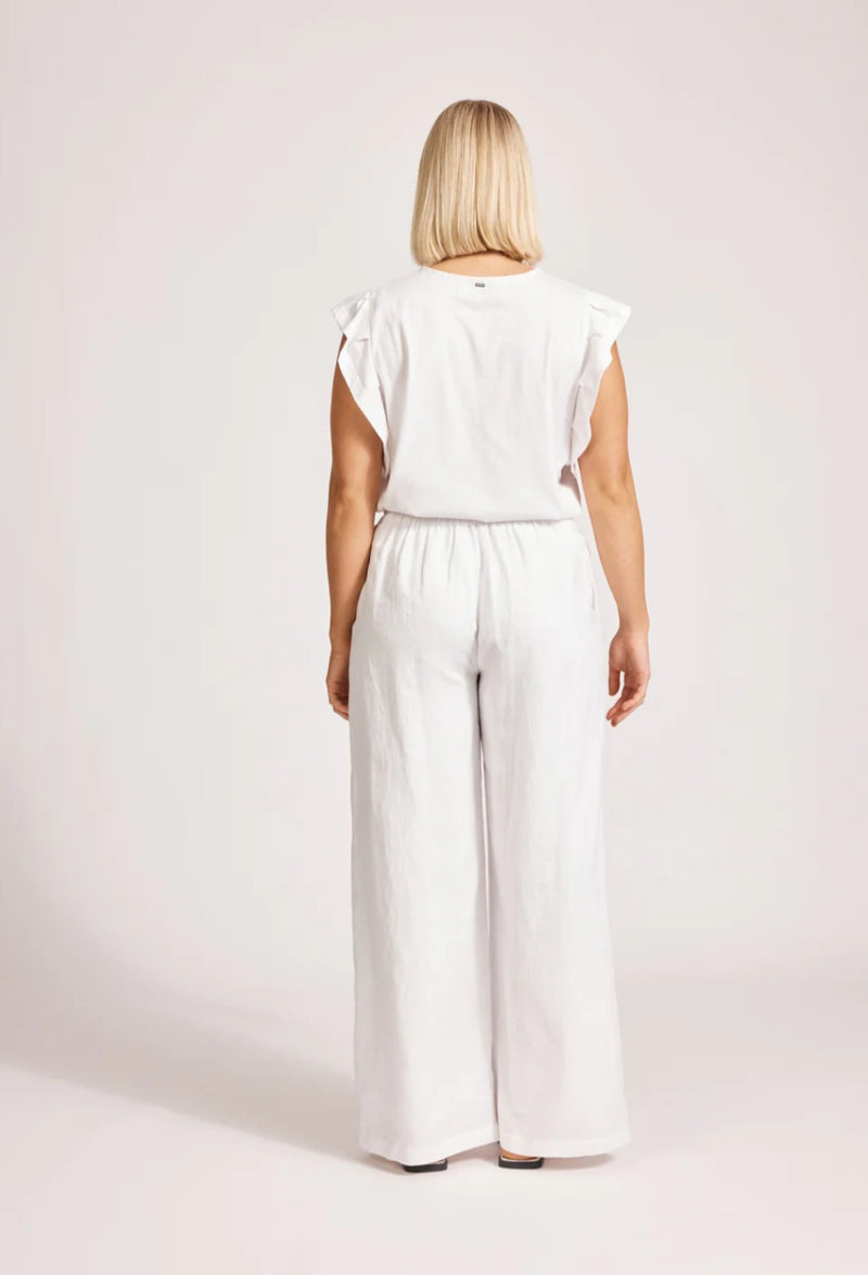 Miramar Palazzo Pant White