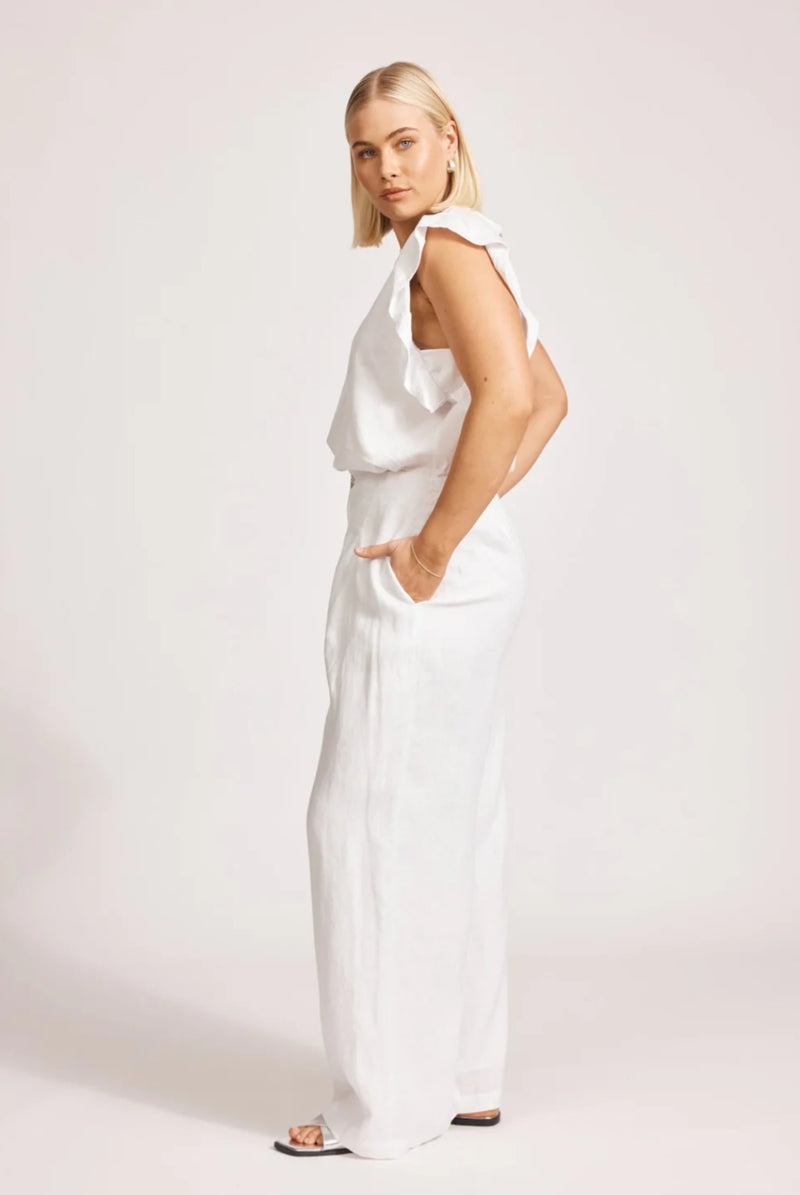 Miramar Palazzo Pant White