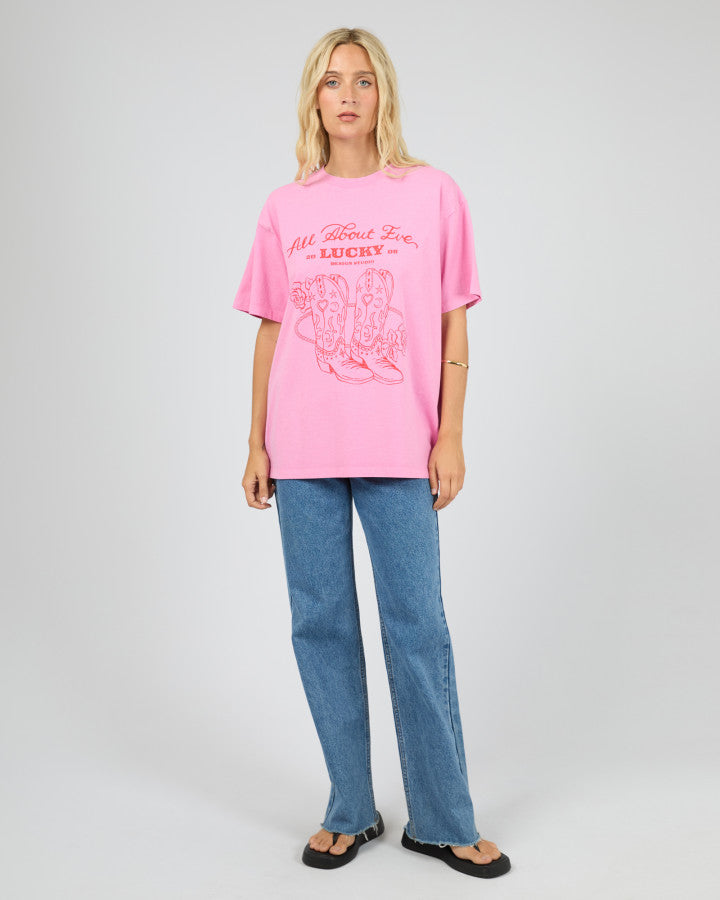 Rodeo Relaxed Tee Pink