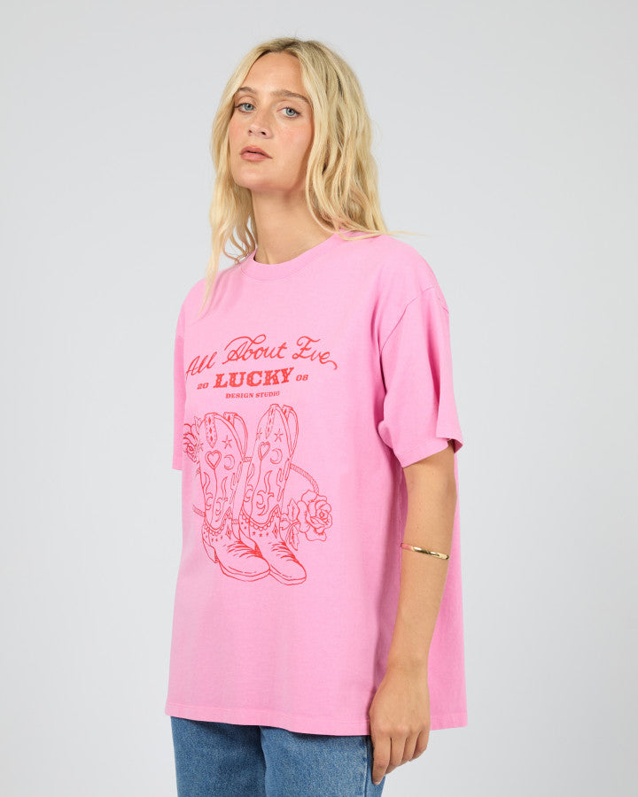 Rodeo Relaxed Tee Pink