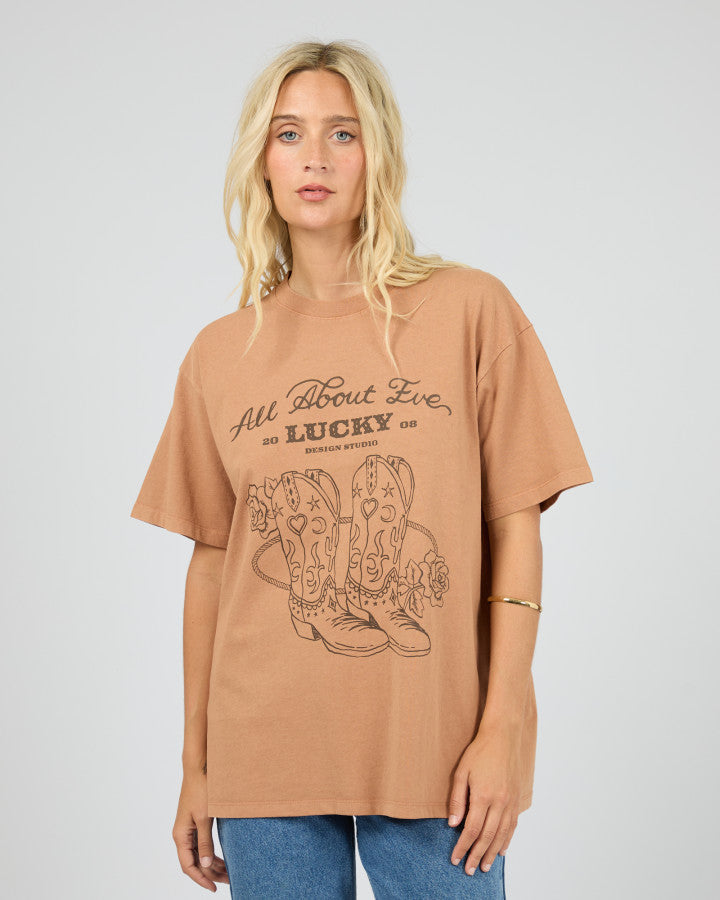 Rodeo Relaxed Tee Tan