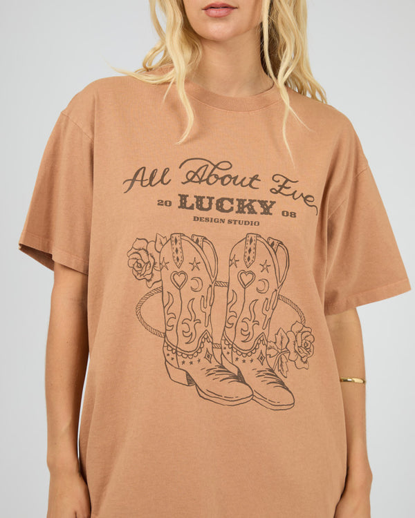 Rodeo Relaxed Tee Tan