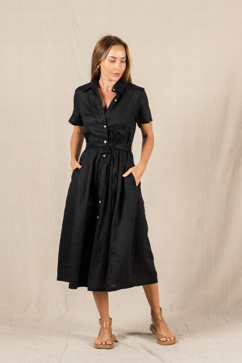 Salerno Dress Black