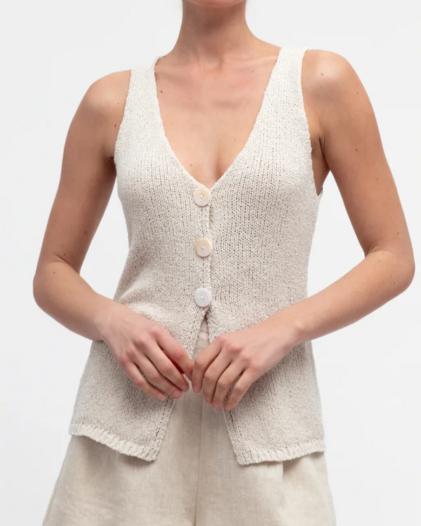 Shelley Knit Top Oat