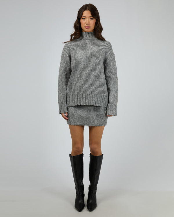 Stevie Knit Sweater Grey