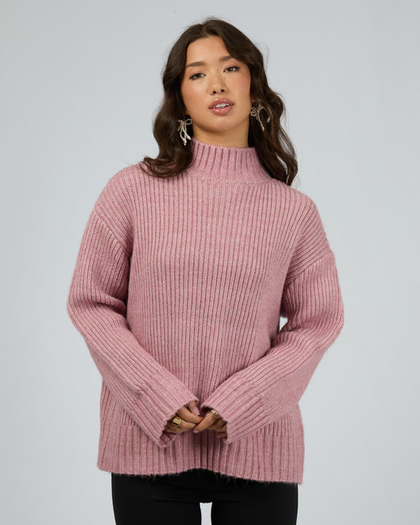 Stevie Knit Sweater Pink