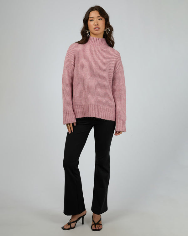 Stevie Knit Sweater Pink