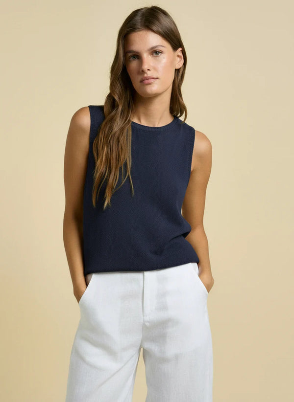 Spring Tank Navy