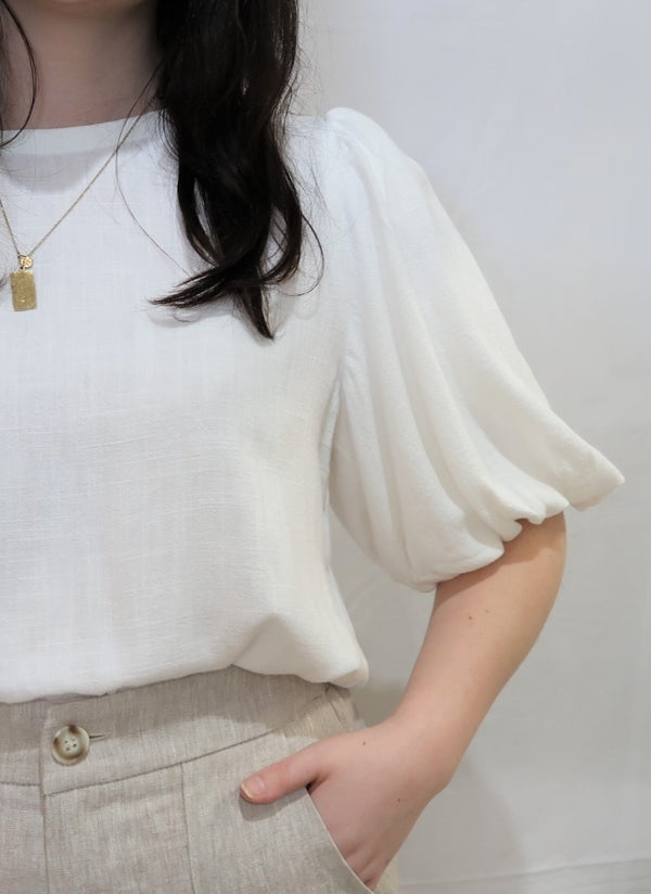 Belle Blouse White