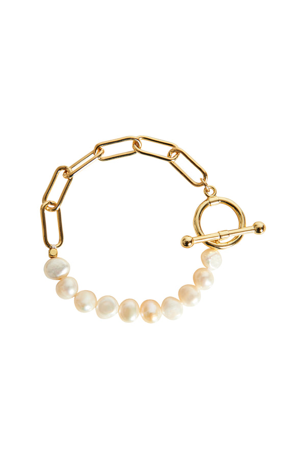 Tranquil Chain Bracelet Pearl