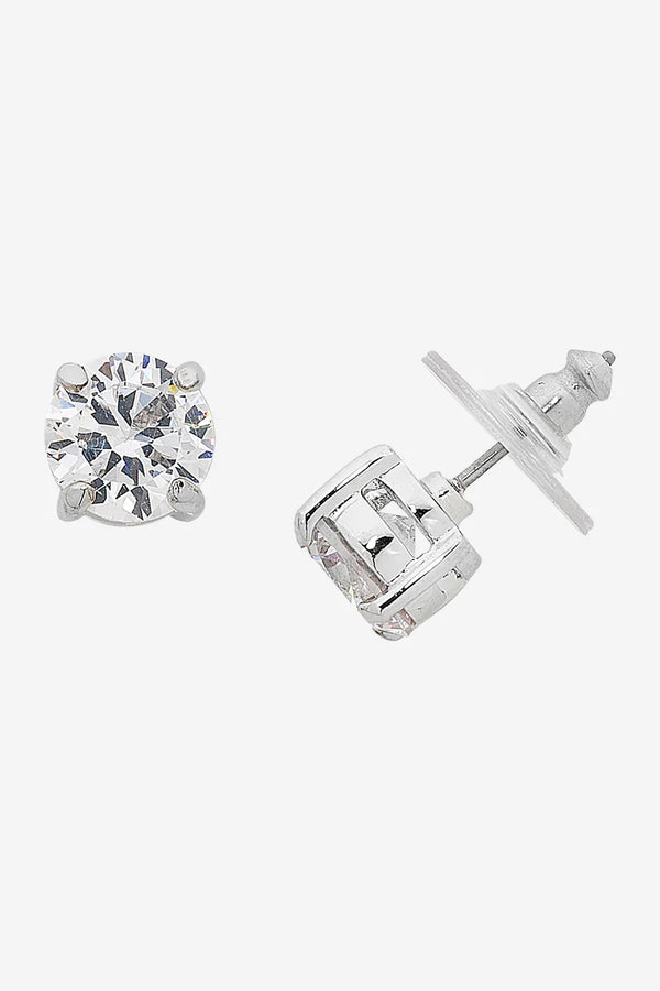Ballet Silver Stud Earring
