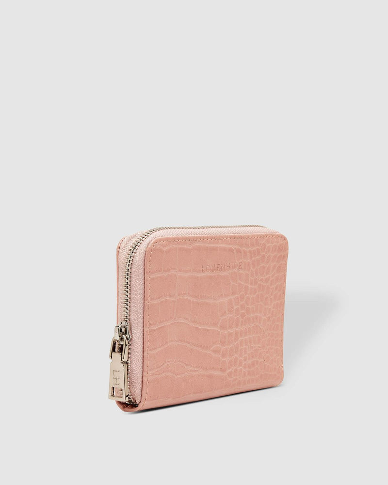 Eden Wallet Croc Pale Pink
